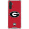 University of Georgia Logo Red Galaxy A17 Clear Case
