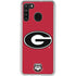 University of Georgia Logo Red Galaxy A21 Clear Case