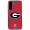 University of Georgia Logo Red Galaxy A36 5G Clear Case
