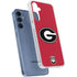 University of Georgia Logo Red Galaxy A55 5G Clear Case