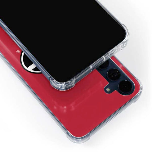 University of Georgia Logo Red Galaxy A55 5G Clear Case