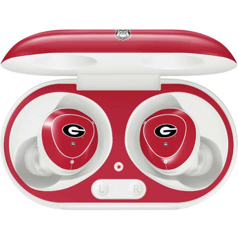 University of Georgia Logo Red Galaxy Buds Plus Skin