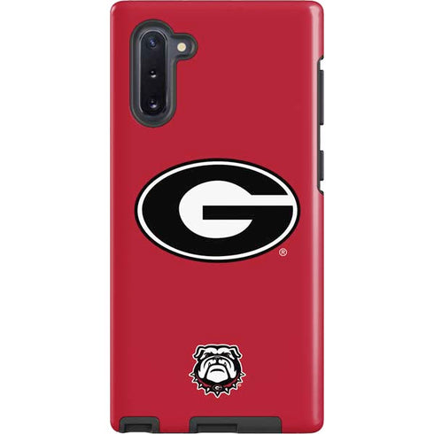 University of Georgia Logo Red Galaxy Cases