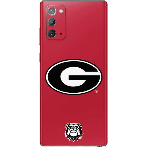 University of Georgia Logo Red Galaxy Note20 5G Skin