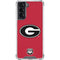 University of Georgia Logo Red Galaxy S22 Clear Case