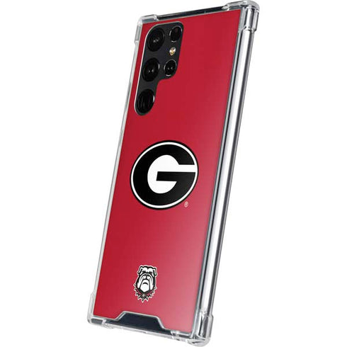 University of Georgia Logo Red Galaxy S23 Ultra Clear Case
