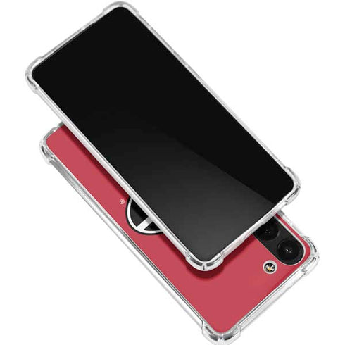 University of Georgia Logo Red Galaxy S24 FE Clear Case