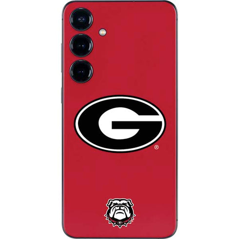 University of Georgia Logo Red Galaxy S25 Plus Skin