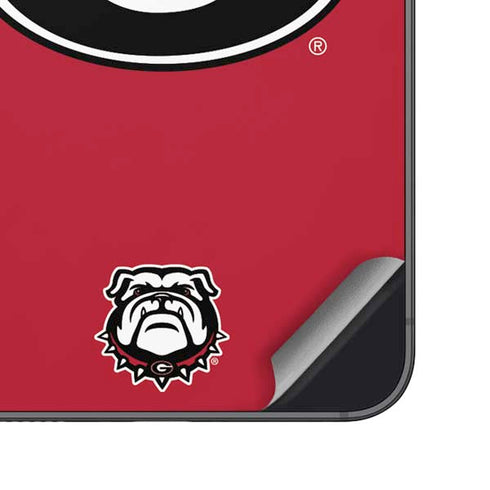 University of Georgia Logo Red Galaxy S25 Plus Skin