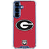 University of Georgia Logo Red Galaxy S25 Clear Case