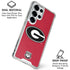 University of Georgia Logo Red Galaxy S25 Ultra Clear Case