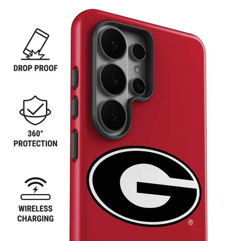 University of Georgia Logo Red Galaxy S26 Ultra Impact Case