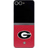 University of Georgia Logo Red Galaxy Z Flip6 Skin