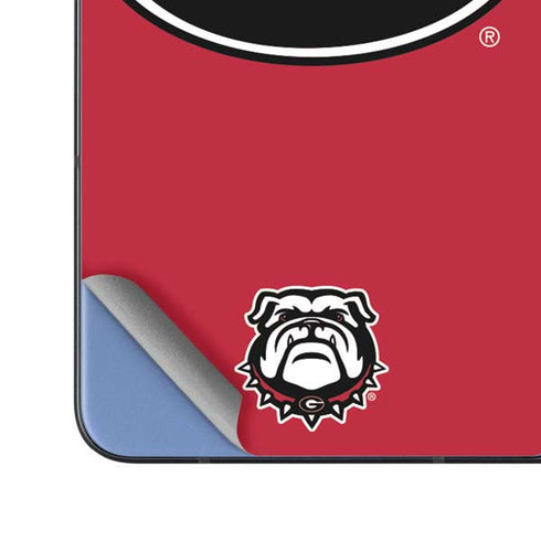 University of Georgia Logo Red Galaxy Z Fold5 5G Skin