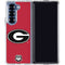 University of Georgia Logo Red Galaxy Z Fold6 Clear Case