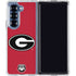 University of Georgia Logo Red Galaxy Z Fold6 Clear Case