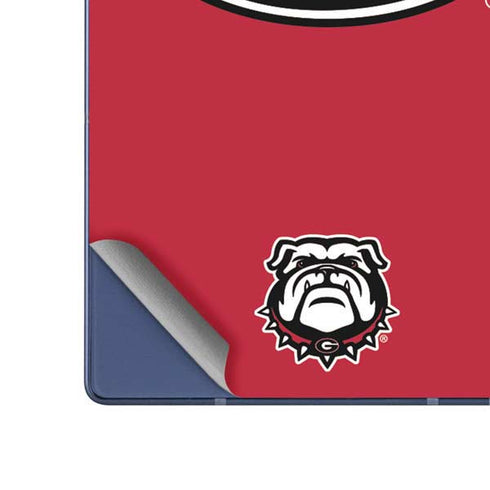 University of Georgia Logo Red Galaxy Z Fold6 Skin