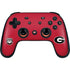 University of Georgia Logo Red Google Stadia Controller Skin