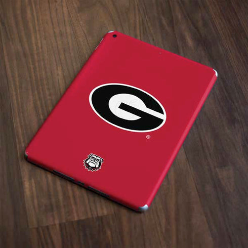 University of Georgia Logo Red Apple iPad Skin