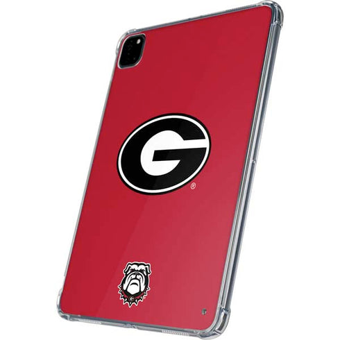 University of Georgia Logo Red iPad Pro 11in (2024) Clear Case