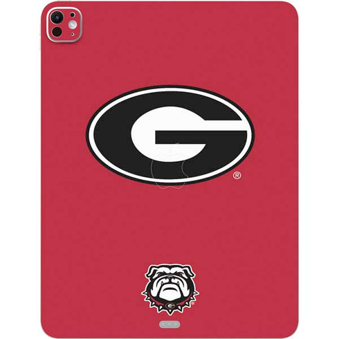 University of Georgia Logo Red iPad Pro 13in M4 (2024) Skin