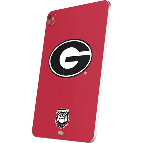 University of Georgia Logo Red iPad Pro 13in M4 (2024) Skin