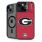 University of Georgia Logo Red iPhone 14 Plus Kickstand Case