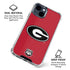 University of Georgia Logo Red iPhone 15 Clear Case