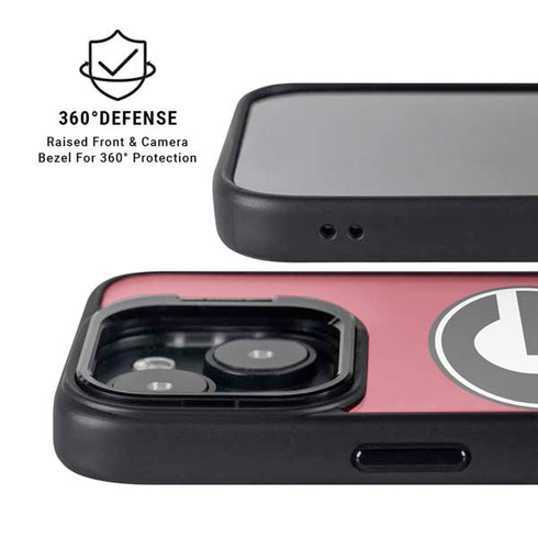 University of Georgia Logo Red iPhone 15 Kickstand Case