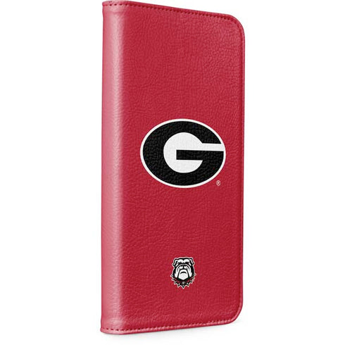 University of Georgia Logo Red iPhone 15 Pro Max Folio Case