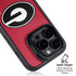 University of Georgia Logo Red iPhone 15 Pro Max Kickstand Case