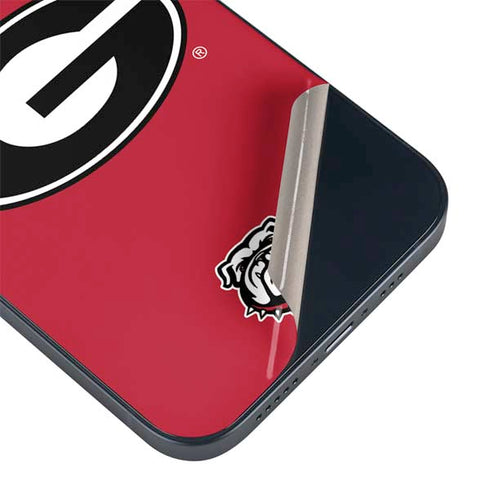 University of Georgia Logo Red iPhone 15 Skin