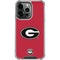 University of Georgia Logo Red iPhone 16 Pro Clear Case