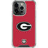 University of Georgia Logo Red iPhone 16 Pro Clear Case