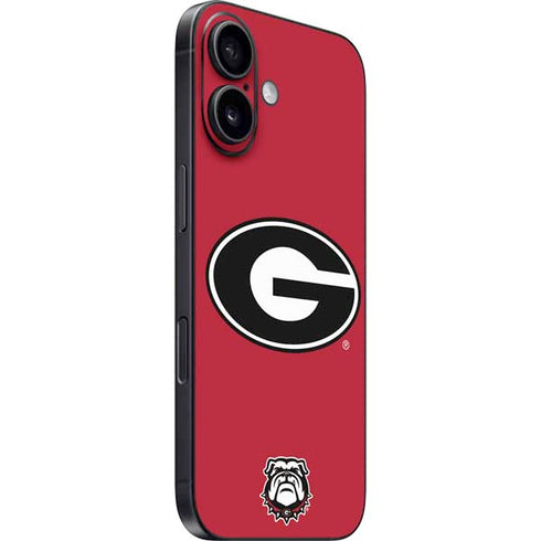 University of Georgia Logo Red iPhone 16 Skin