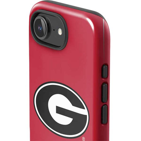 University of Georgia Logo Red iPhone 16e Impact Case