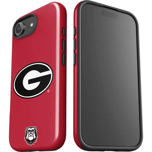 University of Georgia Logo Red iPhone 16e Impact Case