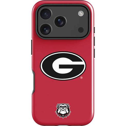 University of Georgia Logo Red iPhone 18 Pro Impact Case