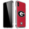 University of Georgia Logo Red iPhone X/XS Clear Case