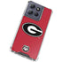 University of Georgia Logo Red Moto G 5G (2025) Clear Case