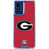 University of Georgia Logo Red Moto G 5G (2024) Clear Case