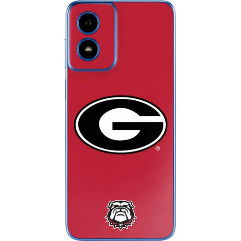 University of Georgia Logo Red Moto G Play 4G (2024) Skin