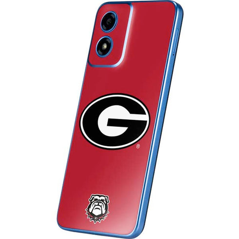 University of Georgia Logo Red Moto G Play 4G (2024) Skin