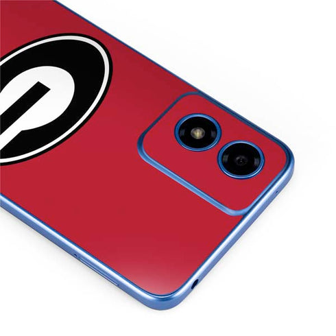 University of Georgia Logo Red Moto G Play 4G (2024) Skin