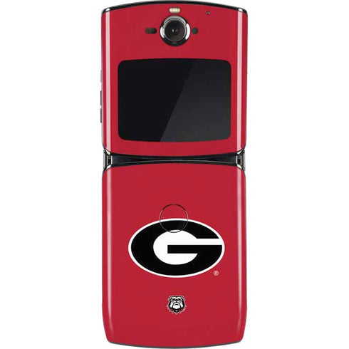 University of Georgia Logo Red Motorola RAZR Skin