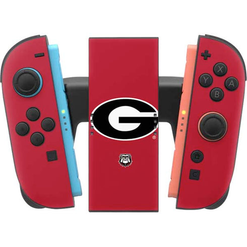 University of Georgia Logo Red Nintendo Switch 2 (2025) Joy-Con Controller Skin