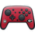 University of Georgia Logo Red Nintendo Switch 2 (2025) Pro Controller Skin