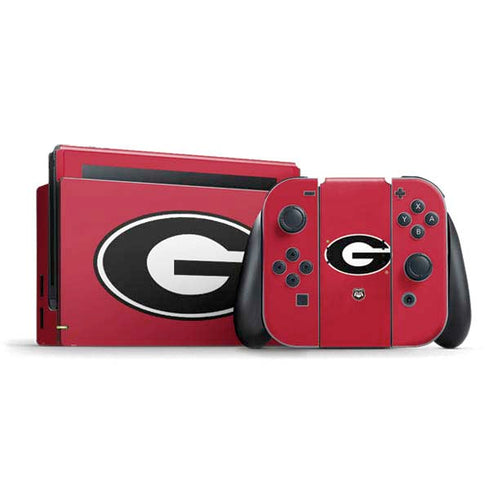 University of Georgia Logo Red Nintendo Skins