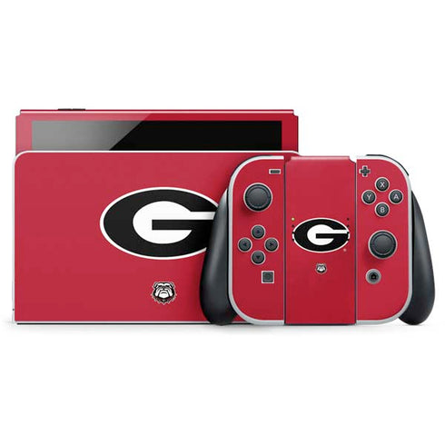 University of Georgia Logo Red Nintendo Skins
