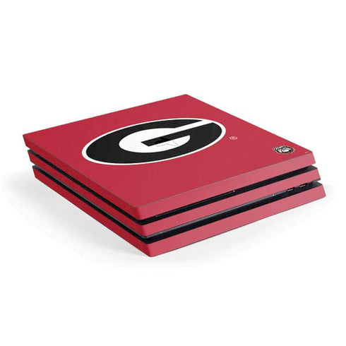 University of Georgia Logo Red PlayStation PS4 Skins